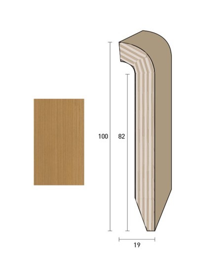 battiscopa in legno